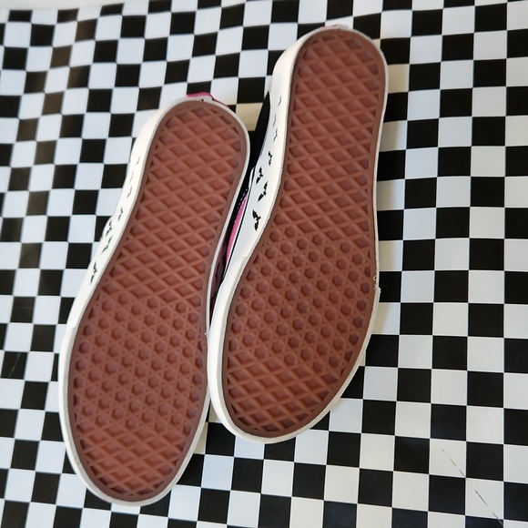 Warped Tour RARE bats Slip on Vans Size 7.5 Women's Men's 6 - Picture 7 of 16